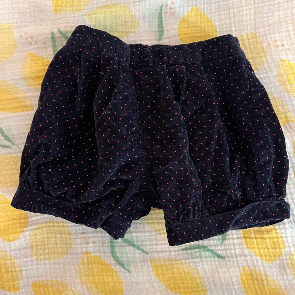 Jacadi corduroy bloomer shorts 24 months 2T
